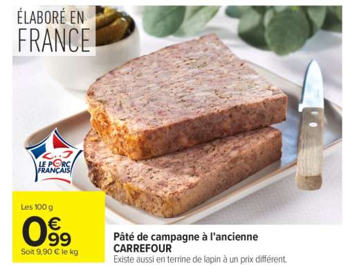 Pâté de campagne à l'ancienne