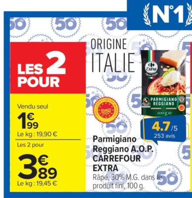 Parmigiano Reggiano A.O.P CARREFOUR EXTRA