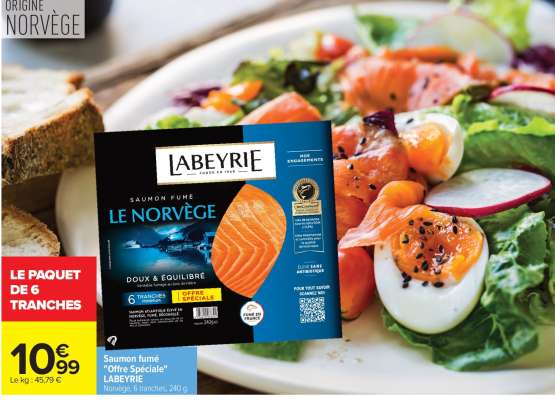 Saumon fumé «Offre Spéciale» LABEYRIE
