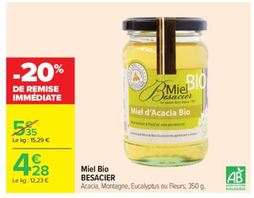 Miel Bio BESACIER