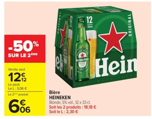 BIÈRE “HEINEKEN”