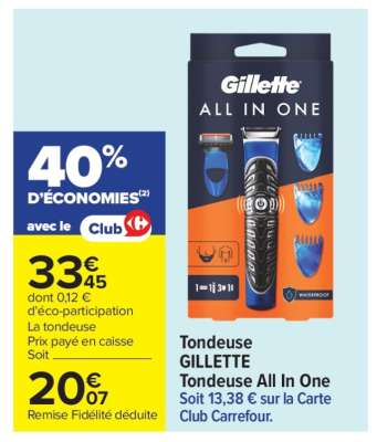 TONDEUSE “GILLETTE”