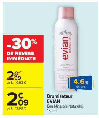 Brumisateur EVIAN