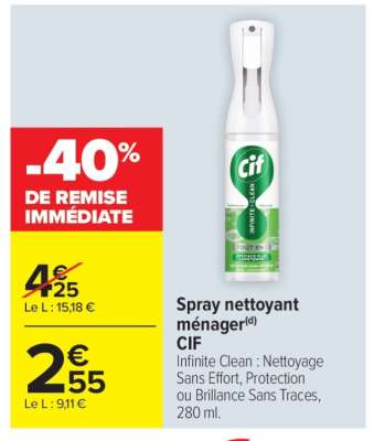 SPRAY NETTOYANT MÉNAGER “CIF”