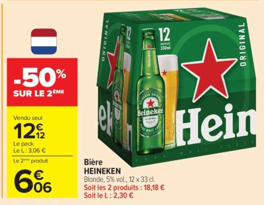 BIÈRE “HEINEKEN”