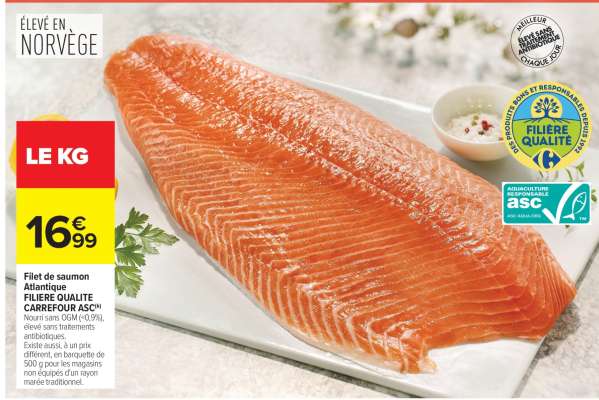 Filet De Saumon Atlantique