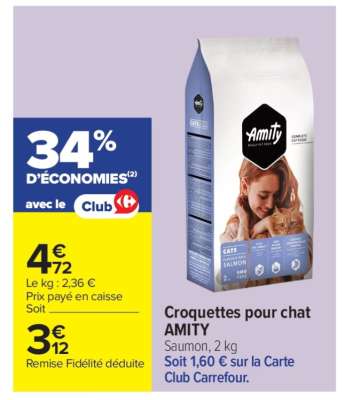 Croquettes pour chat AMITY