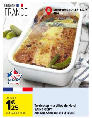 Terrine au maroilles du Nord SAINT-GÉRY