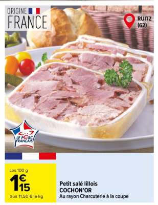 Petit salé lillois COCHON’OR