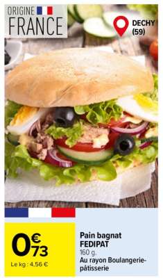 Pain bagnat FEDIPAT