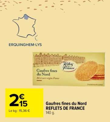 Gaufres fines du Nord REFLETS DE FRANCE