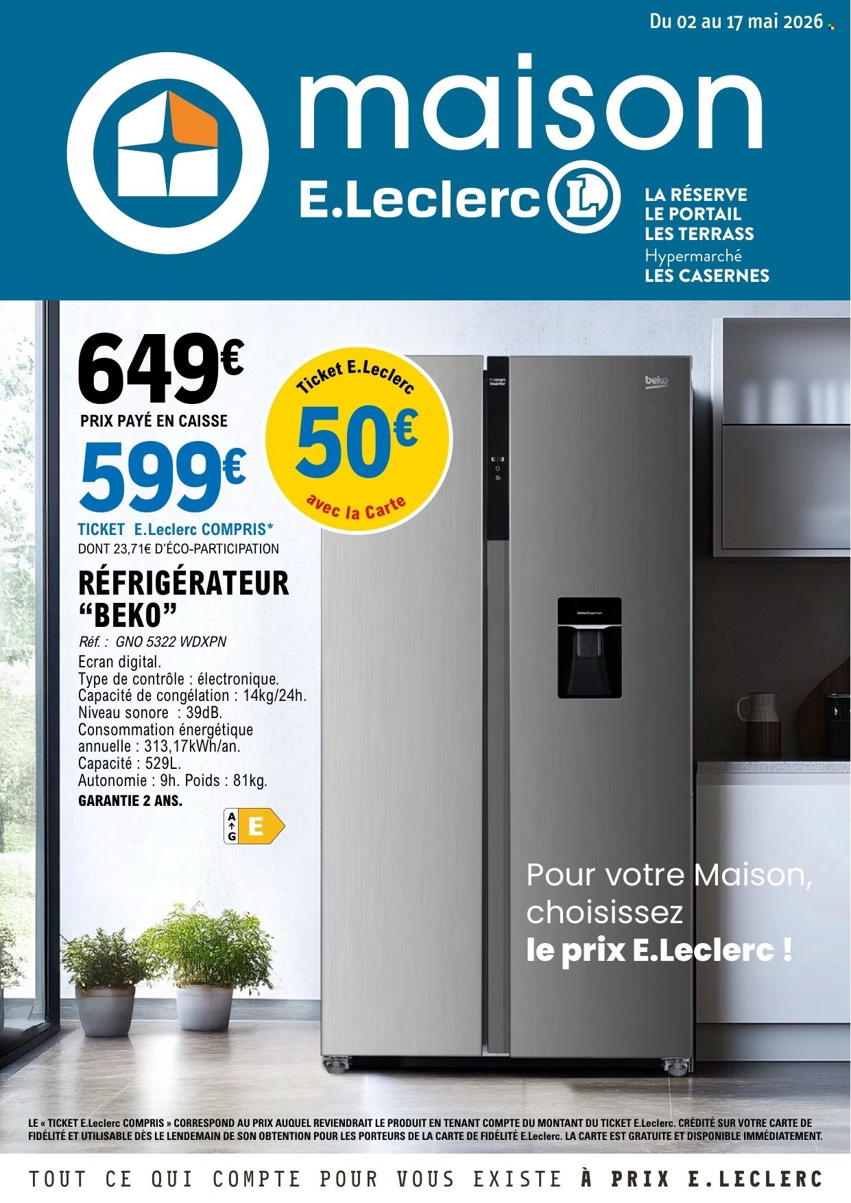 Catalogue E.Leclerc - 02/05/2026 - 17/05/2026. Page 1