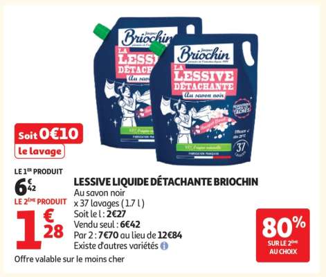 LESSIVE LIQUIDE DÉTACHANTE BRIOCHIN