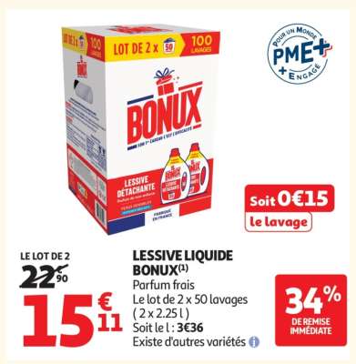 LESSIVE LIQUIDE BONUX
