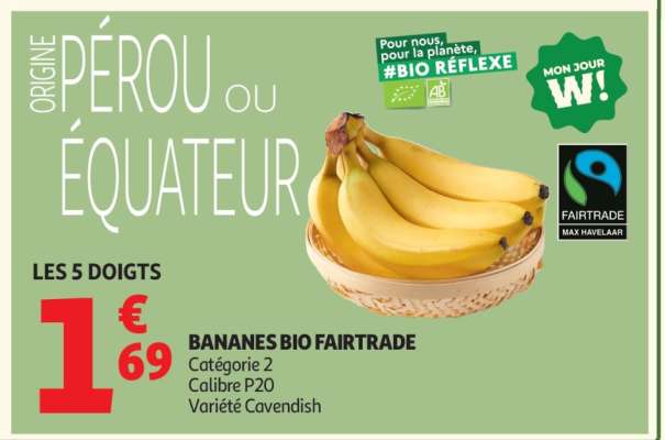 BANANES BIO FAIRTRADE