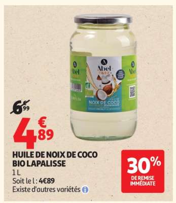 Huile De Noix De Coco Bio Lapalisse