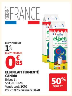 ELBEN Lait Fermenté CANDIA