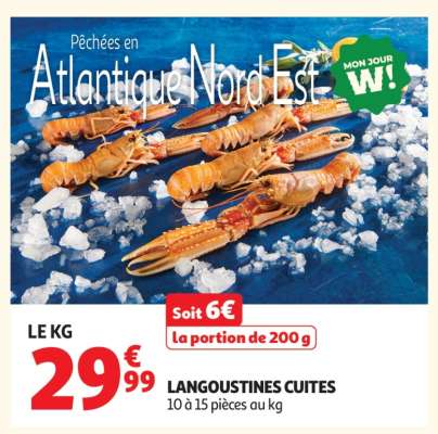 Langoustines Cuites