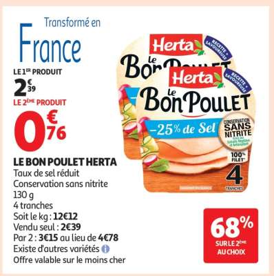 Le Bon Poulet HERTA