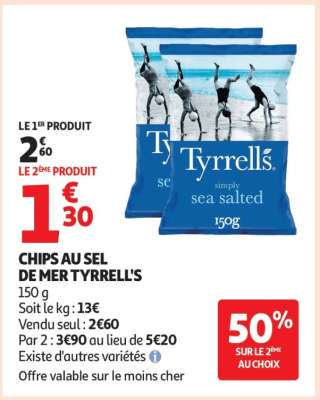 Chips Au Sel De Mer Tyrrell's