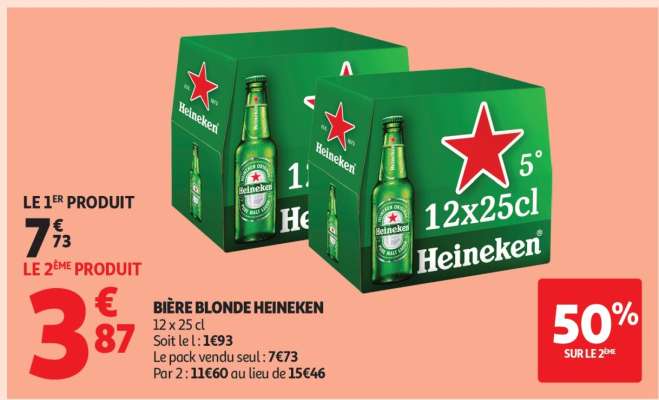 Bière Blonde Heineken*
