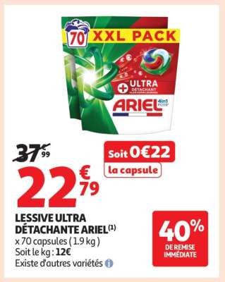 LESSIVE ULTRA DÉTACHANTE ARIEL