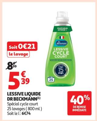 LESSIVE LIQUIDE "DR. BECKMANN"