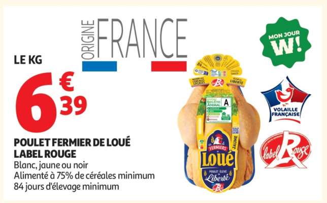 Poulet Fermier De Loué Label Rouge