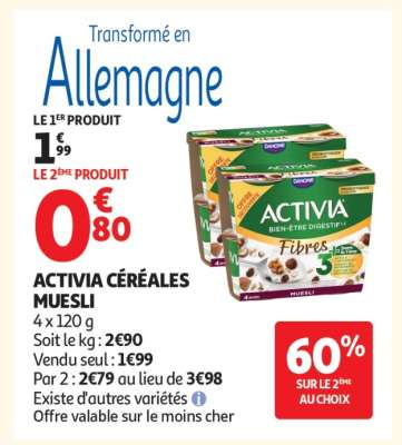 Activia Céréales Muesli