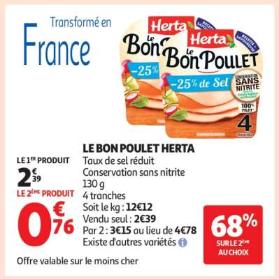 Le Bon Poulet HERTA