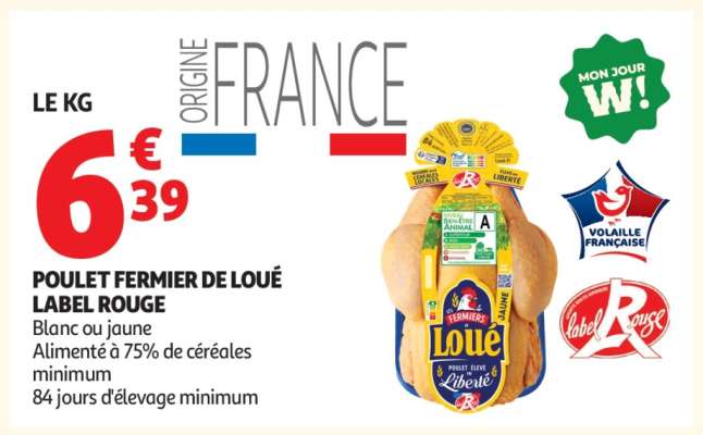 Poulet Fermier De Loué Label Rouge