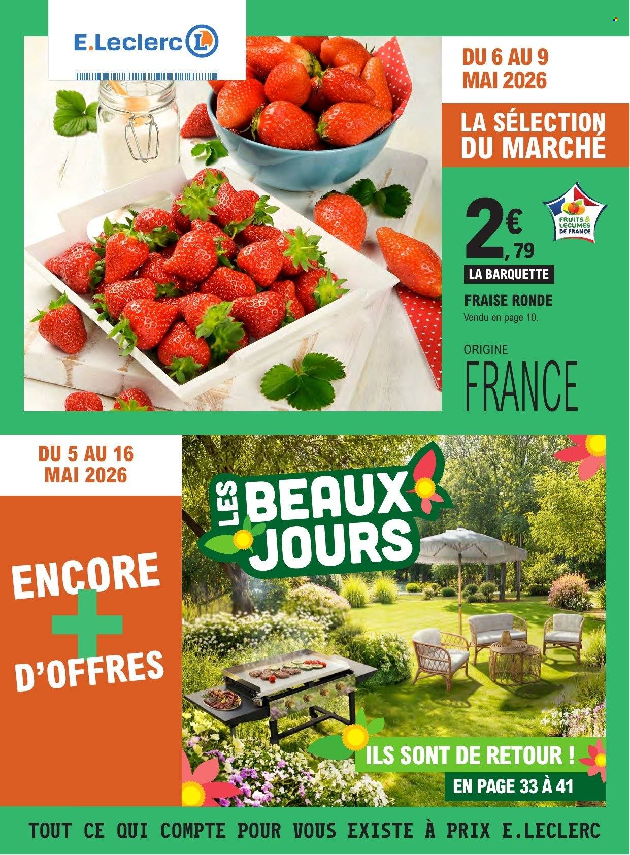 Catalogue E.Leclerc - 05/05/2026 - 16/05/2026. Page 1
