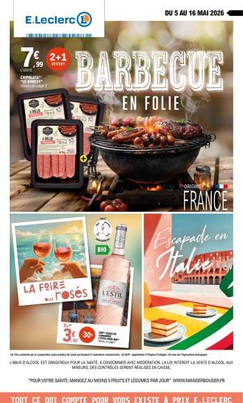 Catalogue E.Leclerc - 05/05/2026 - 16/05/2026.