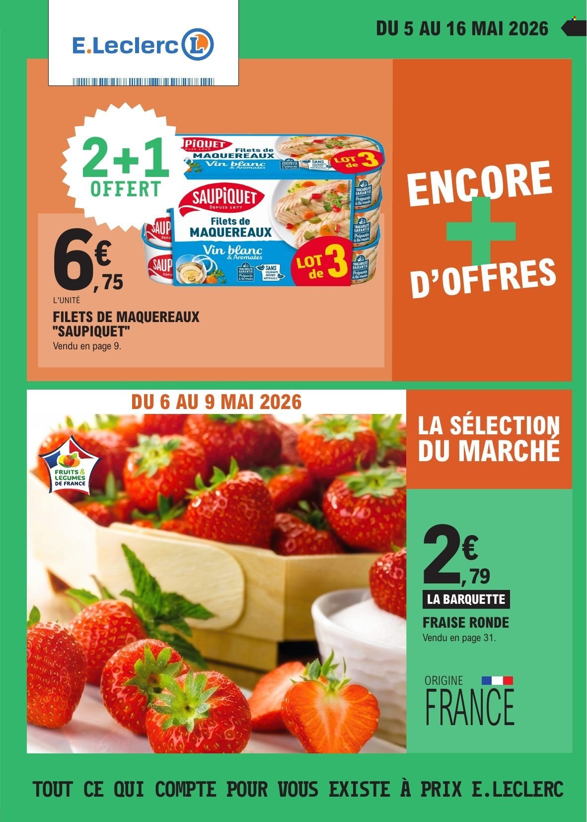 Catalogue E.Leclerc - 05/05/2026 - 16/05/2026. Page 1