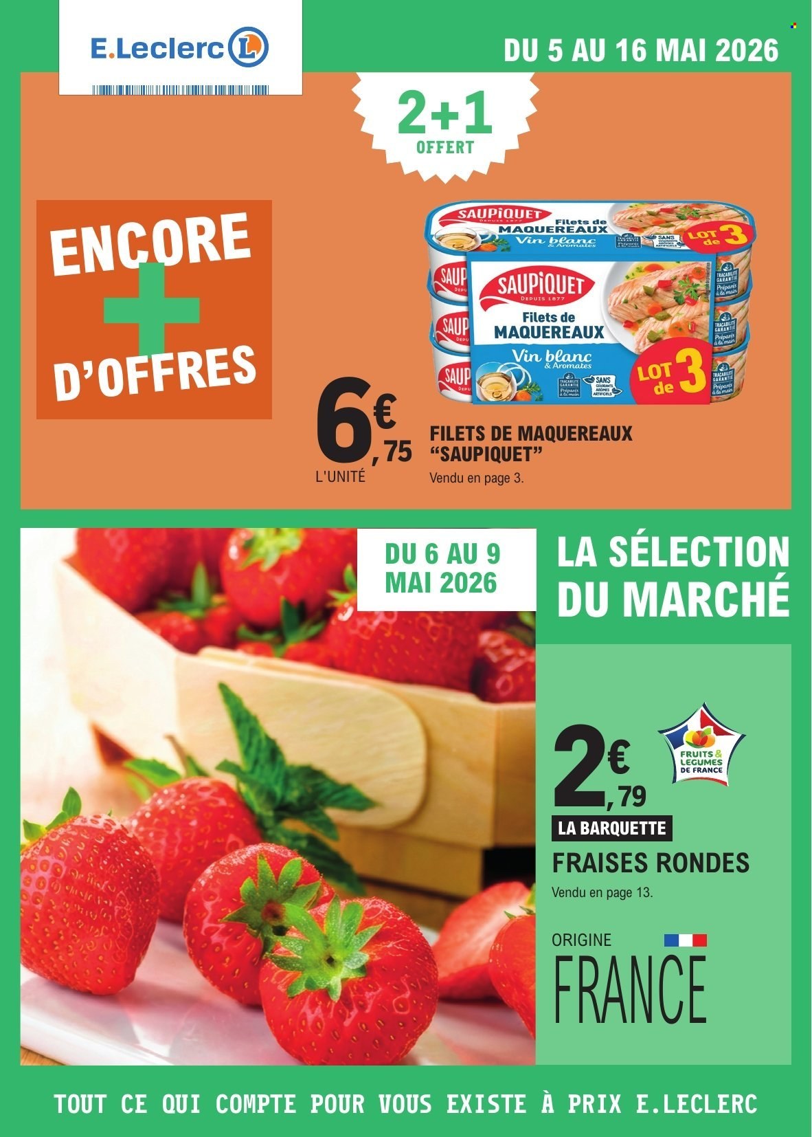 Catalogue E.Leclerc - 05/05/2026 - 16/05/2026. Page 1