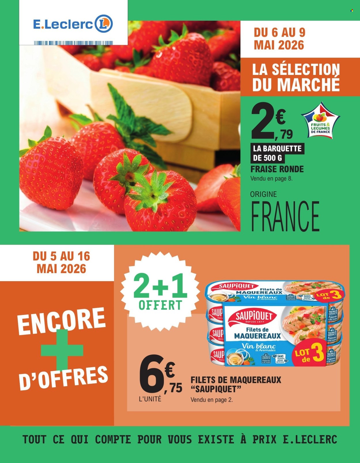 Catalogue E.Leclerc - 05/05/2026 - 16/05/2026. Page 1