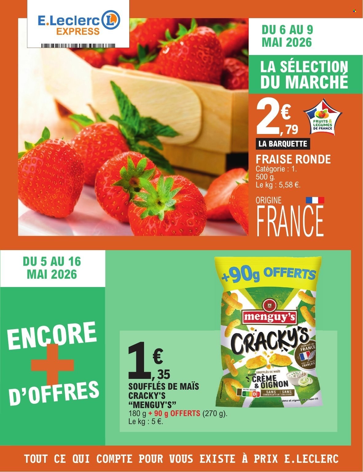 Catalogue E.Leclerc - 05/05/2026 - 16/05/2026. Page 1