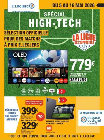 Catalogue E.Leclerc - 05/05/2026 - 16/05/2026.