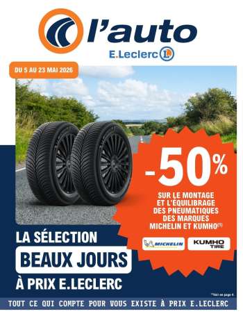 Catalogue E.Leclerc - 05/05/2026 - 23/05/2026.