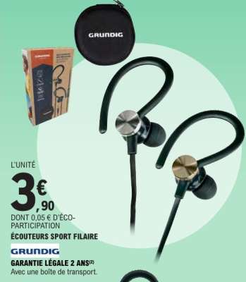 Écouteurs Sport Filaire