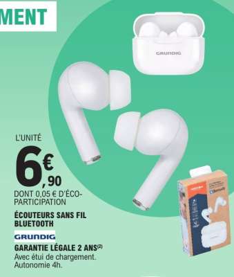 ÉCOUTEURS SANS FIL BLUETOOTH