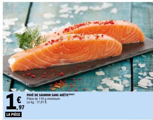 PAVÉ DE SAUMON SANS ARÊTE