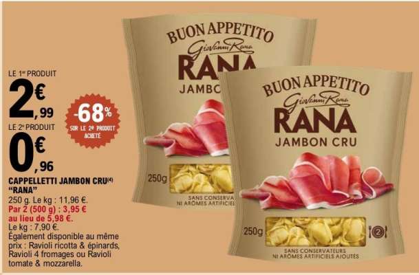 Cappelletti Jambon Cru Rana