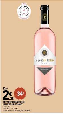 IGP MÉDITERRANÉE ROSÉ "UN PETIT AIR DE ROSÉ"