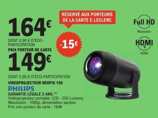 VIDÉOPROJECTEUR NEOPIX 150 PHILIPS