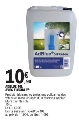 ADBLUE 10L AVEC FLEXIBLE