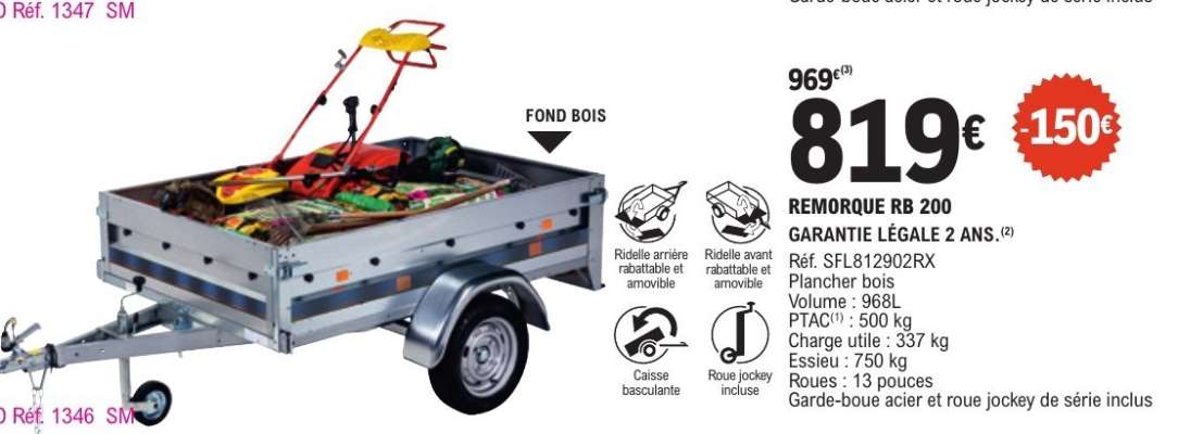 REMORQUE RB 200