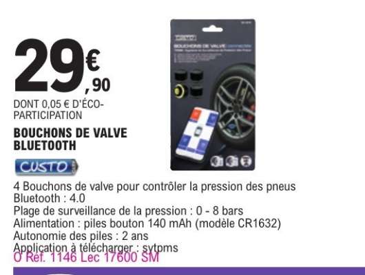 BOUCHONS DE VALVE BLUETOOTH