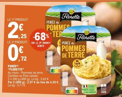 PURÉE "FLORETTE"