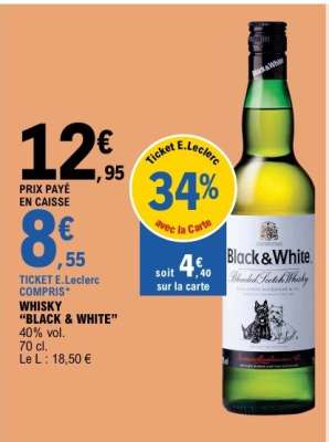Whisky BLACK & WHITE